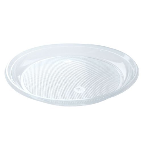 Plate 190 table transparent Inpack PET 100 pcs/pack (20pack/box)